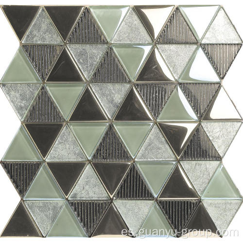 Mosaico de vidrio de Metal de aspecto elegent estilo americano